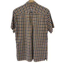 Load image into Gallery viewer, Aquascutum House Check Short Sleeved Shirt - Large (L) PTP 21"
