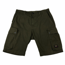 Load image into Gallery viewer, Paul and Shark Khaki Bermuda Cargo Shorts - W 32"