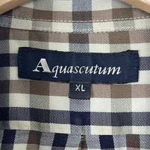Load image into Gallery viewer, Aquascutum House Check Short Sleeved Shirt - Extra Large (XL) PTP 25"