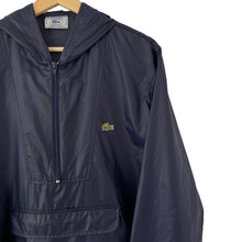Load image into Gallery viewer, Vintage Dk Navy Lacoste Izod Half Zip Cagoule - Medium (M) PTP 23.25"
