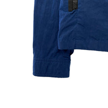 Load image into Gallery viewer, Paul and Shark Blue Nylon Shimmer Overshirt - Large (L) PTP 21"