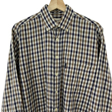 Load image into Gallery viewer, Aquascutum House Check Long Sleeved Shirt - Medium (M) PTP 23.5"