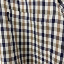 Load image into Gallery viewer, Aquascutum House Check Short Sleeved Shirt - Small (S) PTP 21.5"