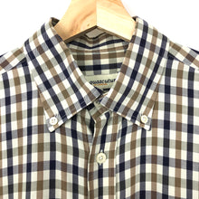 Load image into Gallery viewer, Aquascutum House Check Long Sleeved Shirt - Large (L) PTP 25"