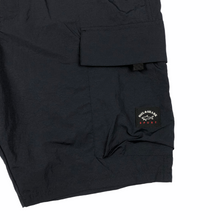 Load image into Gallery viewer, Paul and Shark Sport Navy Bermuda Cargo Shorts - W 34"