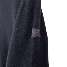 Load image into Gallery viewer, Paul and Shark Navy Crew Neck Wool Sweater - Large (L) PTP 21.5"