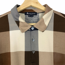 Load image into Gallery viewer, Aquascutum Block Check Short Sleeved Polo - Triple Extra Large (XXXL) PTP 25"