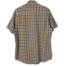 Load image into Gallery viewer, Aquascutum House Check Short Sleeved Shirt - Large (L) PTP 20.25"