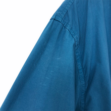 Load image into Gallery viewer, Stone Island Turquoise Button Up Hooded Overshirt - Triple Extra Large (XXXL) PTP 25.5"