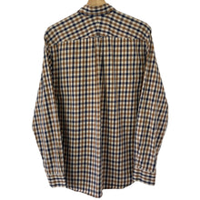 Load image into Gallery viewer, Aquascutum House Check Long Sleeved Shirt - Large (L) PTP 21.75"