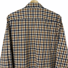 Load image into Gallery viewer, Aquascutum House Check Long Sleeved Shirt - Large (L) PTP 22"