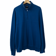 Load image into Gallery viewer, Paul and Shark Blue Half Zip Pullover Sweater - Extra Large (XL) PTP 23"