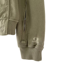 Load image into Gallery viewer, C.P Company Khaki Zip Up Logo Sweater - Triple Extra Large (XXXL) PTP 26"