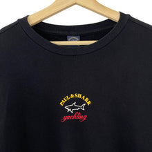 Load image into Gallery viewer, Paul and Shark Black Tyhoon 2000 Sweater - Extra Large (XL) PTP 24"