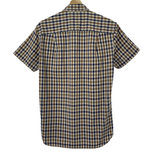 Load image into Gallery viewer, Aquascutum House Check Short Sleeved Shirt - Small (S) PTP 20.5"
