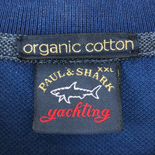 Load image into Gallery viewer, Paul and Shark Blue Long Sleeved Polo - Double Extra Large (XXL) PTP 24.25"