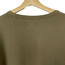 Load image into Gallery viewer, C.P Company Khaki Green Crew Neck Logo Sweater - Extra Large (XL) PTP 23"