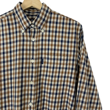 Load image into Gallery viewer, Aquascutum House Check Long Sleeved Shirt - Medium (M) PTP 21"