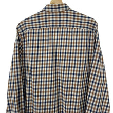 Load image into Gallery viewer, Aquascutum House Check Long Sleeved Shirt - Large (L) PTP 22"