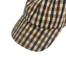 Load image into Gallery viewer, Aquascutum House Check Adjustable Cap - One Size Fits All