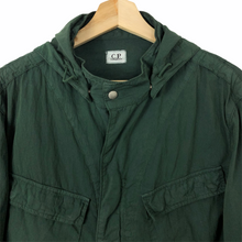 Load image into Gallery viewer, C.P Company Green Goggle Hooded Overshirt - Double Extra Large (XXL) PTP 23"