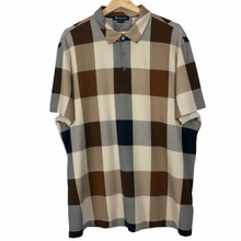 Load image into Gallery viewer, Aquascutum Block Check Short Sleeved Polo - Triple Extra Large (XXXL) PTP 25"