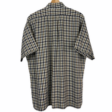 Load image into Gallery viewer, Aquascutum House Check Short Sleeved Shirt - Large (L) PTP 24"
