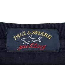 Load image into Gallery viewer, Paul and Shark Navy Short Sleeved Logo T-Shirt - Extra Large (XL) PTP 23.5"