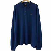 Load image into Gallery viewer, Paul and Shark Blue Long Sleeved Polo - Double Extra Large (XXL) PTP 24.25"