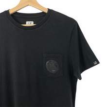 Load image into Gallery viewer, C.P Company Black Short Sleeved Pocket Lens T-Shirt - Medium (M) PTP 19"
