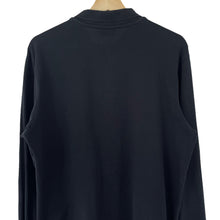 Load image into Gallery viewer, Paul and Shark Black Long Sleeved Polo - Extra Large (XL) PTP 21.75"