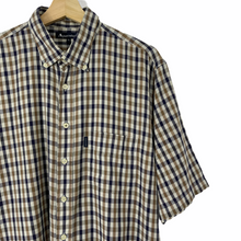 Load image into Gallery viewer, Aquascutum House Check Short Sleeved Shirt - Extra Large (XL) PTP 24.5"