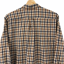 Load image into Gallery viewer, Aquascutum House Check Long Sleeved Shirt - Medium (M) PTP 20.25"