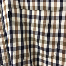 Load image into Gallery viewer, Aquascutum House Check Short Sleeved Shirt - Small (S) PTP 21.5"