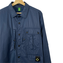 Load image into Gallery viewer, Ma.Strum Navy Blue Button Up Multi Pocket Overshirt - Extra Large (XL) PTP 24.5"