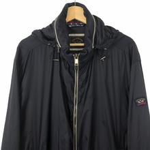 Load image into Gallery viewer, Paul and Shark Navy Nylon Hooded Jacket - Triple Extra Large (XXXL) PTP 27"