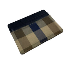 Load image into Gallery viewer, Aquascutum Classic Block Check Card Holder Wallet
