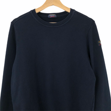 Load image into Gallery viewer, Paul and Shark Navy Crew Neck Logo Sweater - Medium (M) PTP 20"