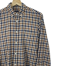 Load image into Gallery viewer, Aquascutum House Check Long Sleeved Shirt - Small (S) PTP 19"