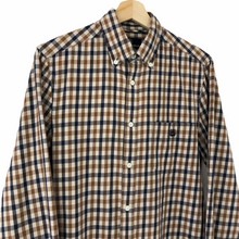 Load image into Gallery viewer, Aquascutum House Check Long Sleeved Shirt - Small (S) PTP 20.5"