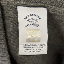 Load image into Gallery viewer, Paul and Shark Grey Crew Neck Wool Sweater - Extra Large (XL) PTP 22.5"