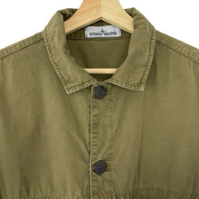 Load image into Gallery viewer, Stone Island Khaki Double Pocket Overshirt - Large (L) PTP 23.25"