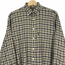 Load image into Gallery viewer, Aquascutum House Check Long Sleeved Shirt - Medium (M) PTP 23.25"