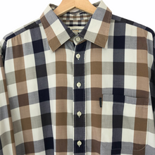 Load image into Gallery viewer, Aquascutum Block Check Long Sleeved Shirt - Extra Large (XL) PTP 27"