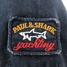 Load image into Gallery viewer, Paul and Shark Navy Short Sleeved Logo T-Shirt - Medium (M) PTP 19.5"