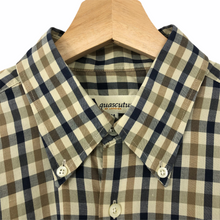 Load image into Gallery viewer, Aquascutum House Check Long Sleeved Shirt - Medium (M) PTP 22"