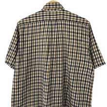 Load image into Gallery viewer, Aquascutum House Check Short Sleeved Shirt - Large (L) PTP 23.5"