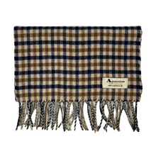 Load image into Gallery viewer, Aquascutum Classic House Check 100% Lambswool Scarf - One Size Fits All