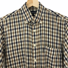 Load image into Gallery viewer, Aquascutum House Check Short Sleeved Shirt - Small (S) PTP 18.5"