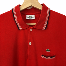 Load image into Gallery viewer, Lacoste Red Short Sleeved Polo - Medium (M) PTP 20.5"